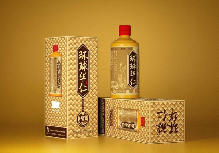 环球华仁白酒系列设计-酒水/饮料包装设计作品